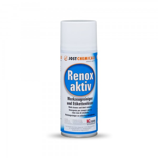 Renox Aktiv Spray 12x400ml Spraydosen | Werkzeugreiniger und Etikettenlöser | Ing. R. Konitzer Ges.m.b.H