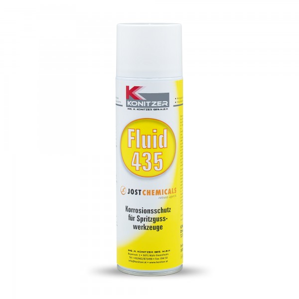 Fluid 435 Transparent Spray 12x500ml Spraydosen | Öl- und wachsfreies Korrosionsschutzspray | Ing. R. Konitzer Ges.m.b.H