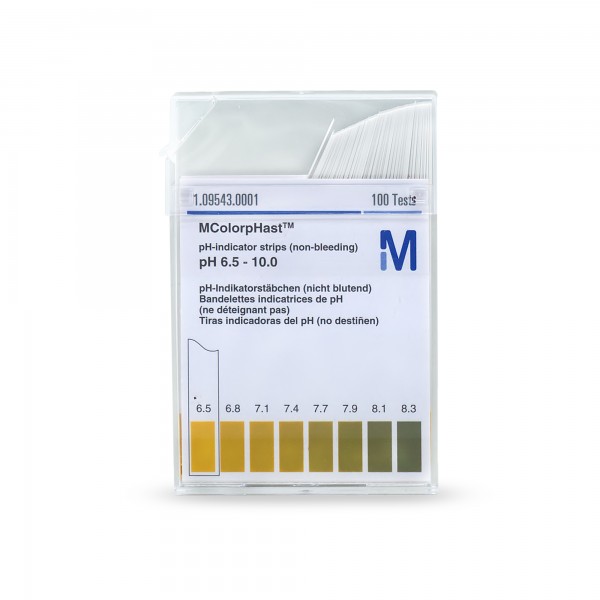 Teststäbchen pH 6,5-10 100Stk. Packung | Zum Messen von pH Wert | Ing. R. Konitzer Ges.m.b.H