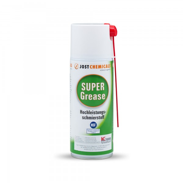Super Grease H1 Spray 12x400ml Spraydosen | Transparenter Schmierstoffspray mit PTFE | Ing. R. Konitzer Ges.m.b.H